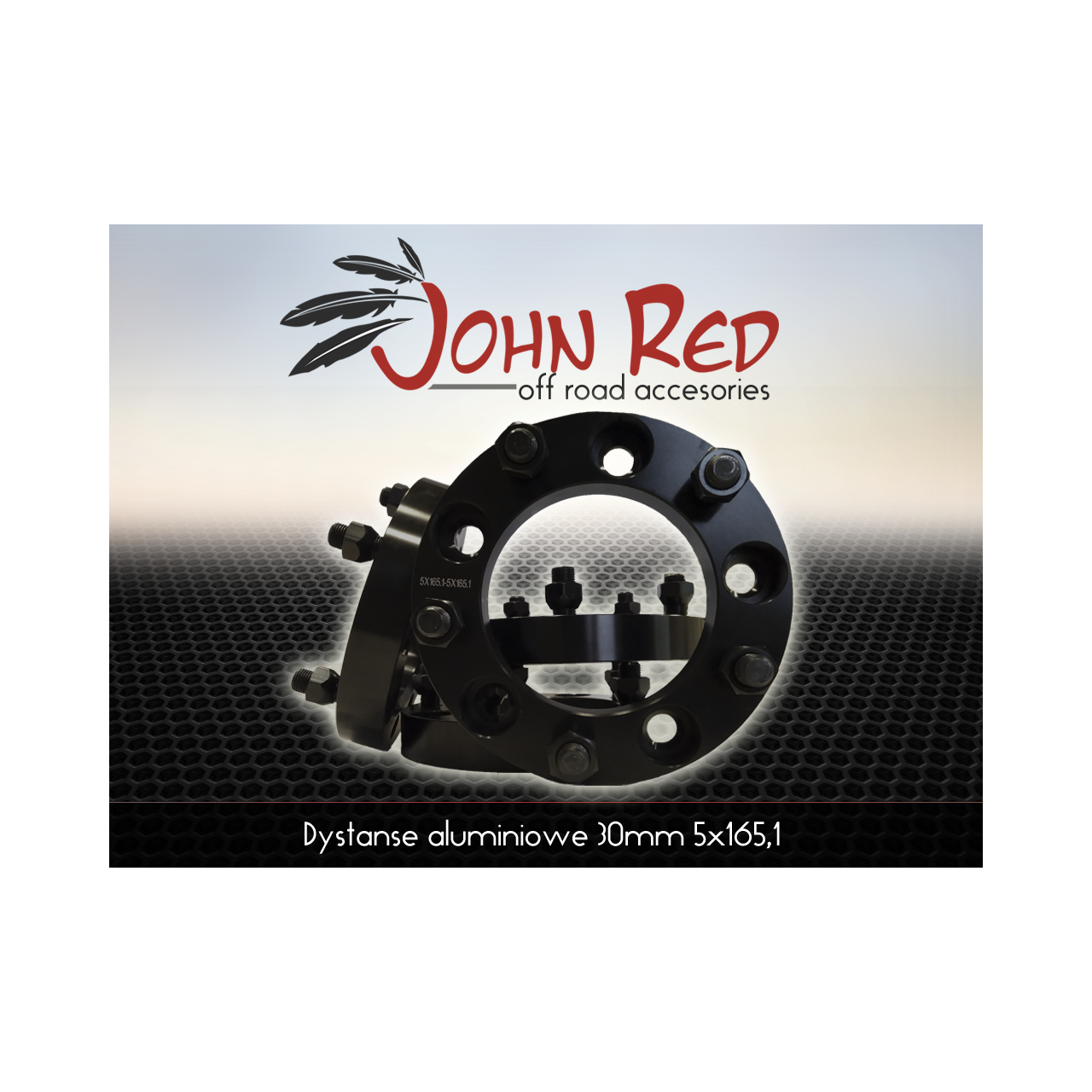 Dystanse aluminiowe 30mm 5x165,1 Land Rover